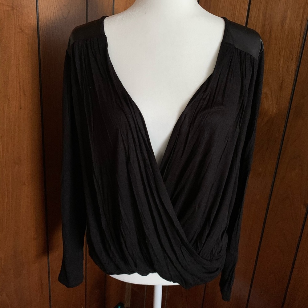 Cross front blouse